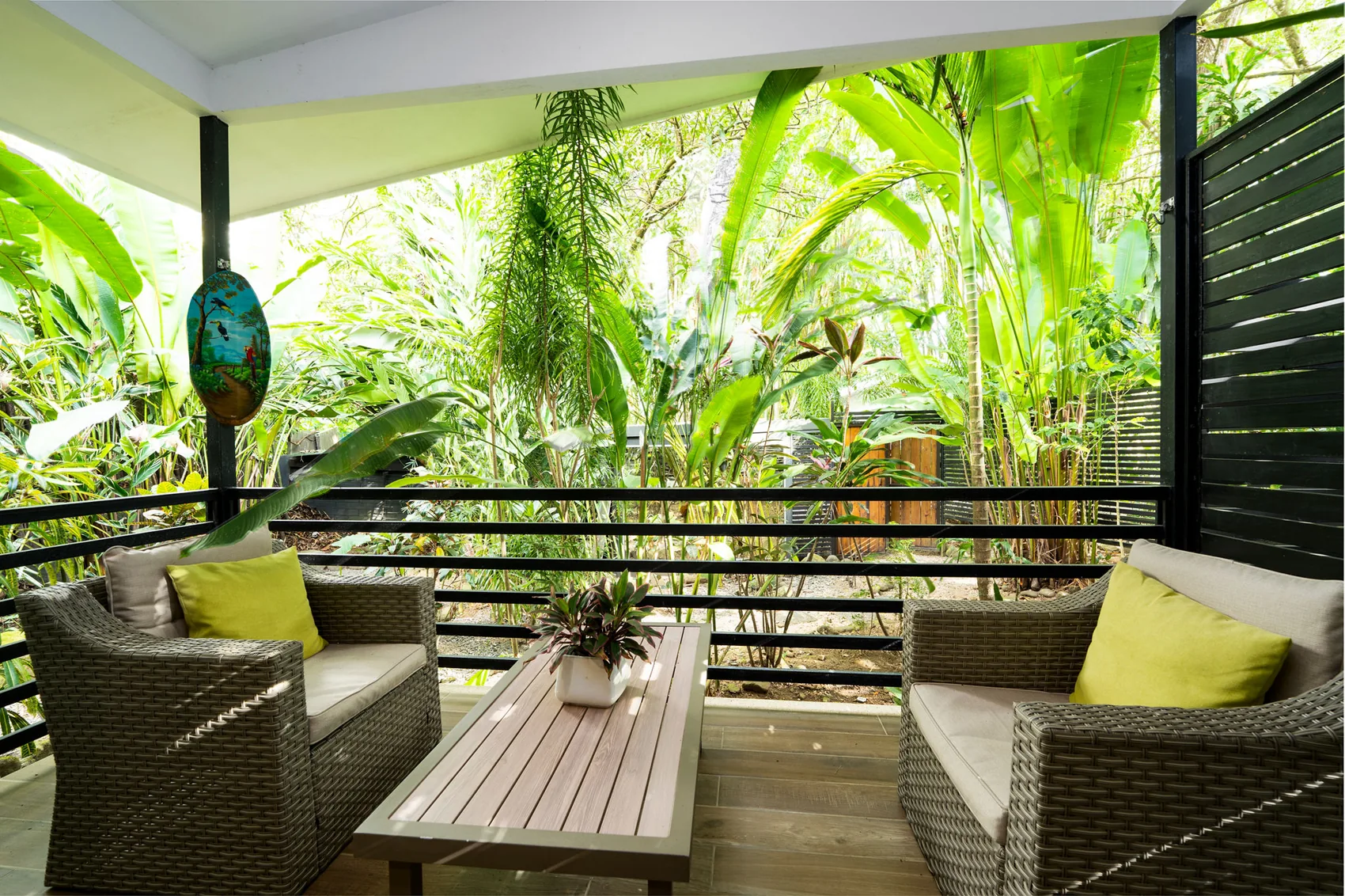 El patio cubierto de Mango