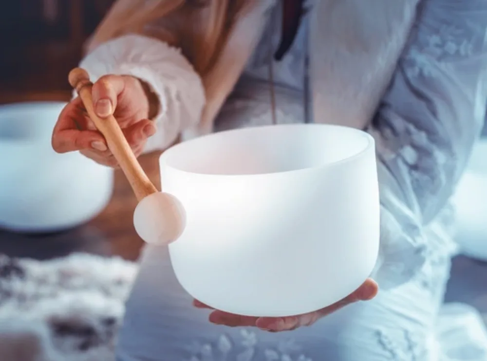 Singing bowls for a sound bath